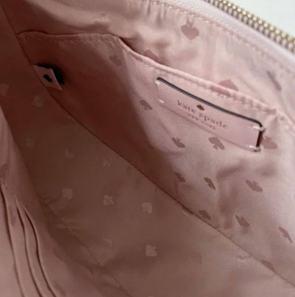 ORIG & IMPORTED KS Staci Moon Hobo Shoulder Crossbody Bag Pink