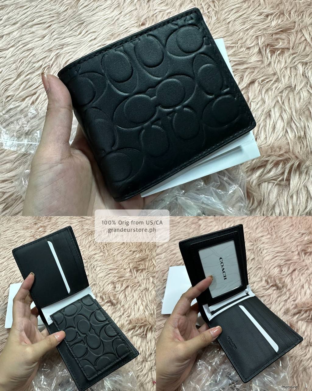 ORIG & IMPORTED COACH Compact Men Bifold Wallet