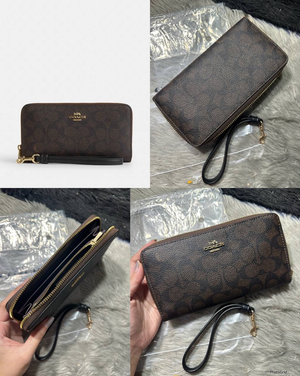 ORIG & IMPORTED COACH Long Zip Around Continental Women / Men Wallet