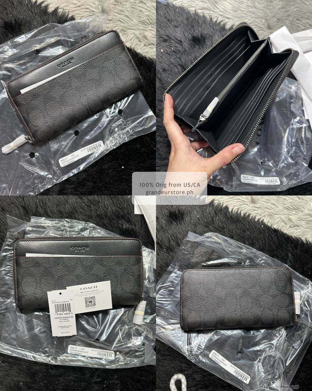 ORIG & IMPORTED COACH Long Zip Around Continental Women / Men Wallet