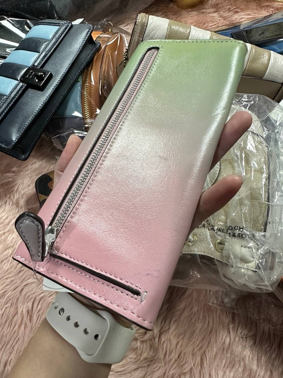 ORIG & IMPORTED COACH Wyn Long Ombre Flap Wallet