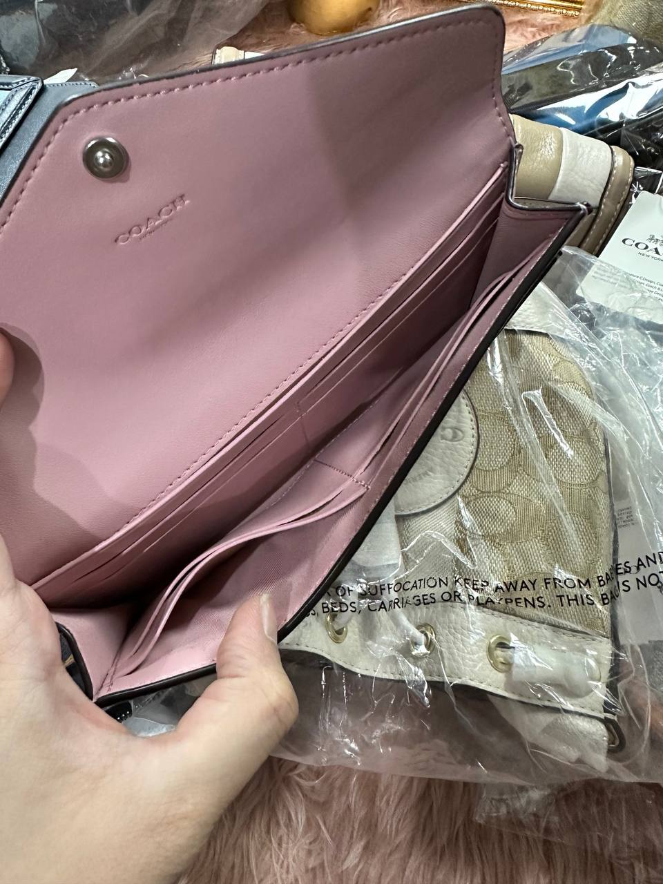 ORIG & IMPORTED COACH Wyn Long Ombre Flap Wallet