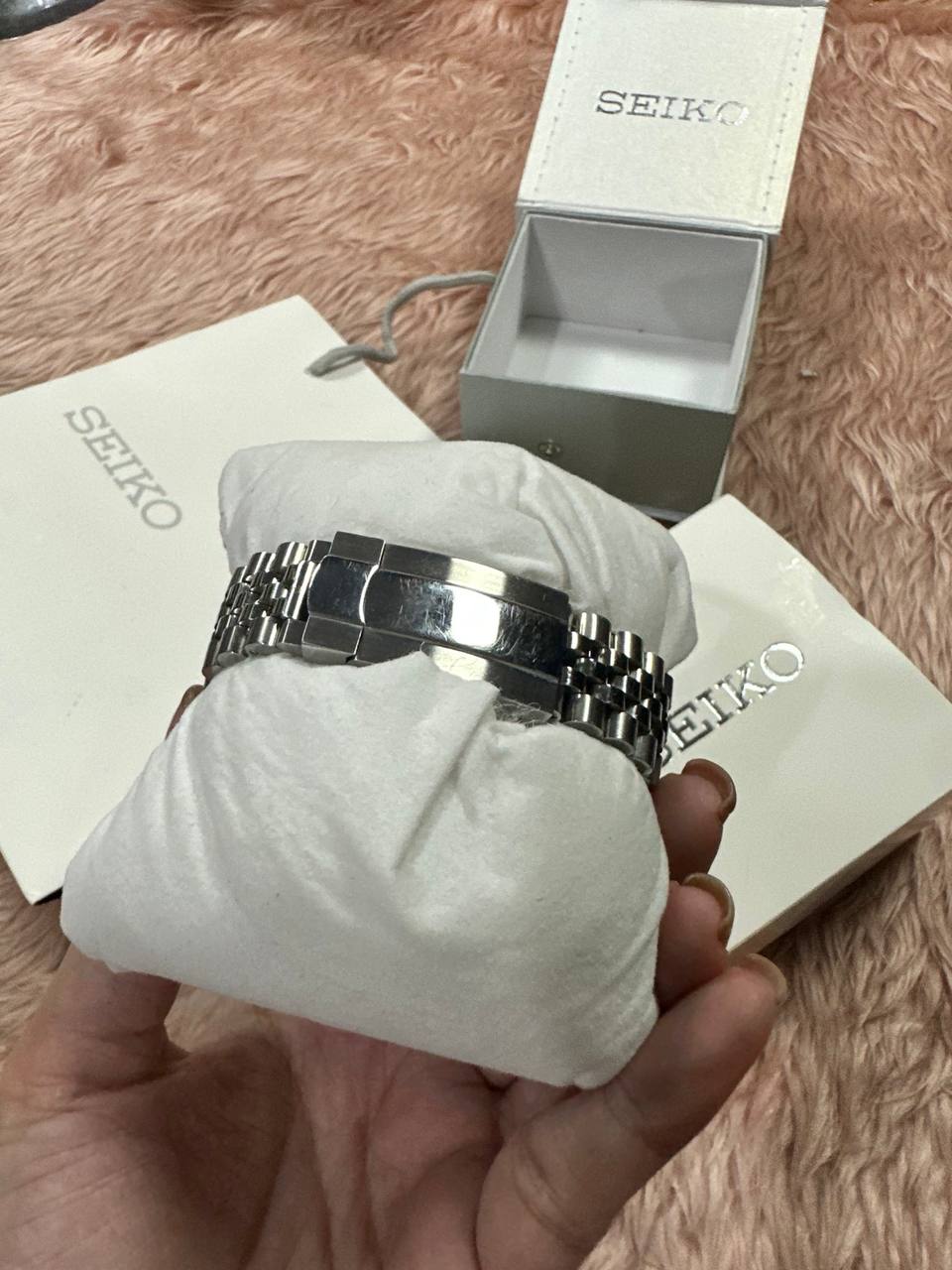 AUTHENTIC/ORIGINAL Preloved Seiko Datejust Mod Sunburst Grey Watch