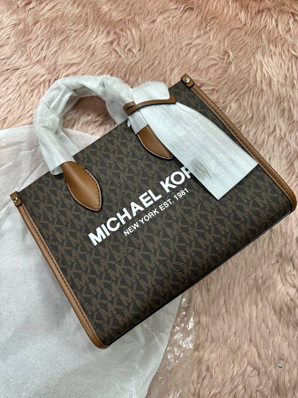 ORIG & IMPORTED MK Mirella Small Logo Crossbody Bag Brown