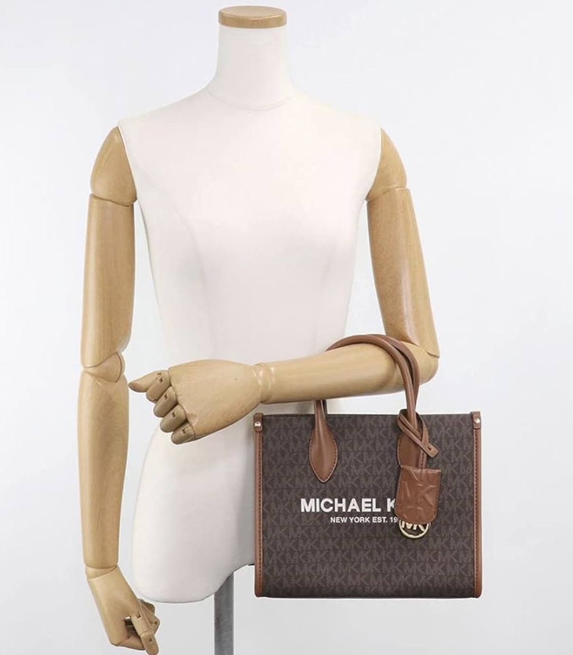 ORIG & IMPORTED MK Mirella Small Logo Crossbody Bag Brown