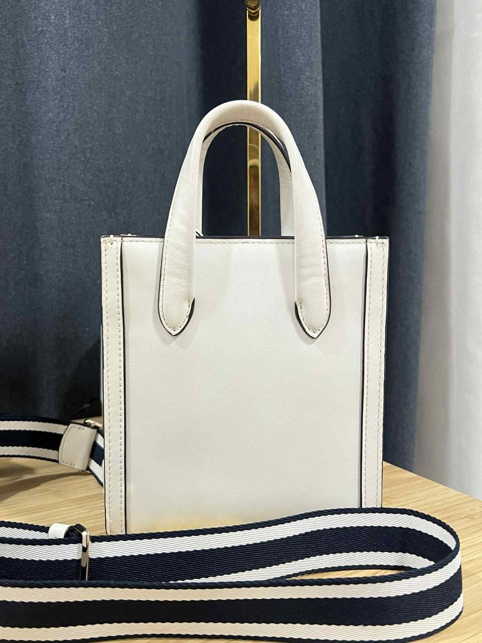 AUTHENTIC/ORIGINAL Preloved KS Retail Manhattan Mini Tote Bag Optic White