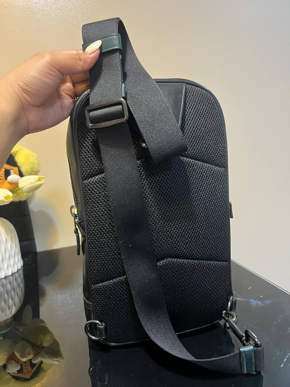 ORIG Preloved COACH Westway Pack In Colorblock Signature Canvas