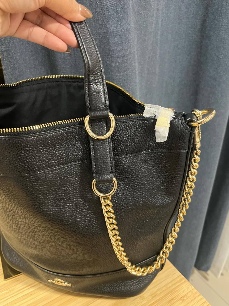 ORIG Preloved Coach Paxton Duffle Black Bag