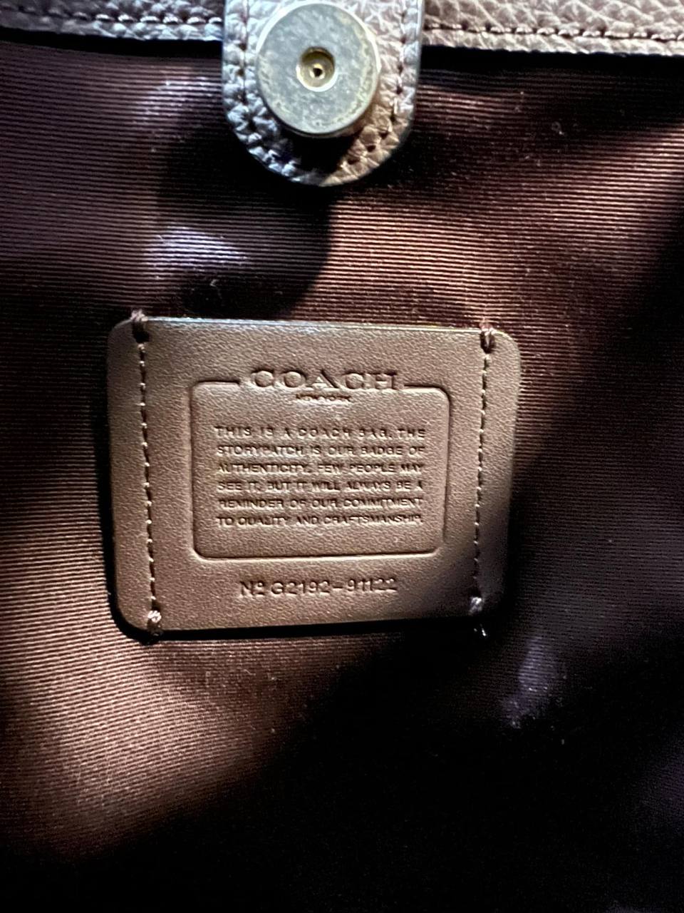 ORIG Preloved Coach Small Town Bucket Black Bag
