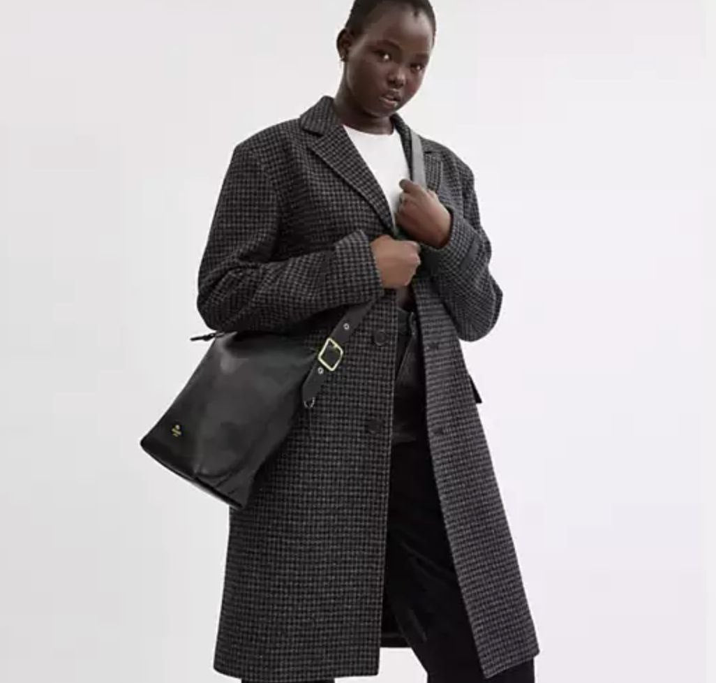 ORIG & IMPORTED COACH Val Duffle Large Bag Black