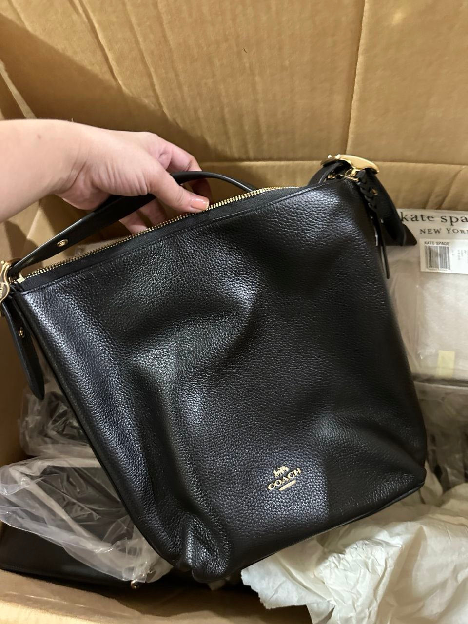 ORIG & IMPORTED COACH Val Duffle Large Bag Black