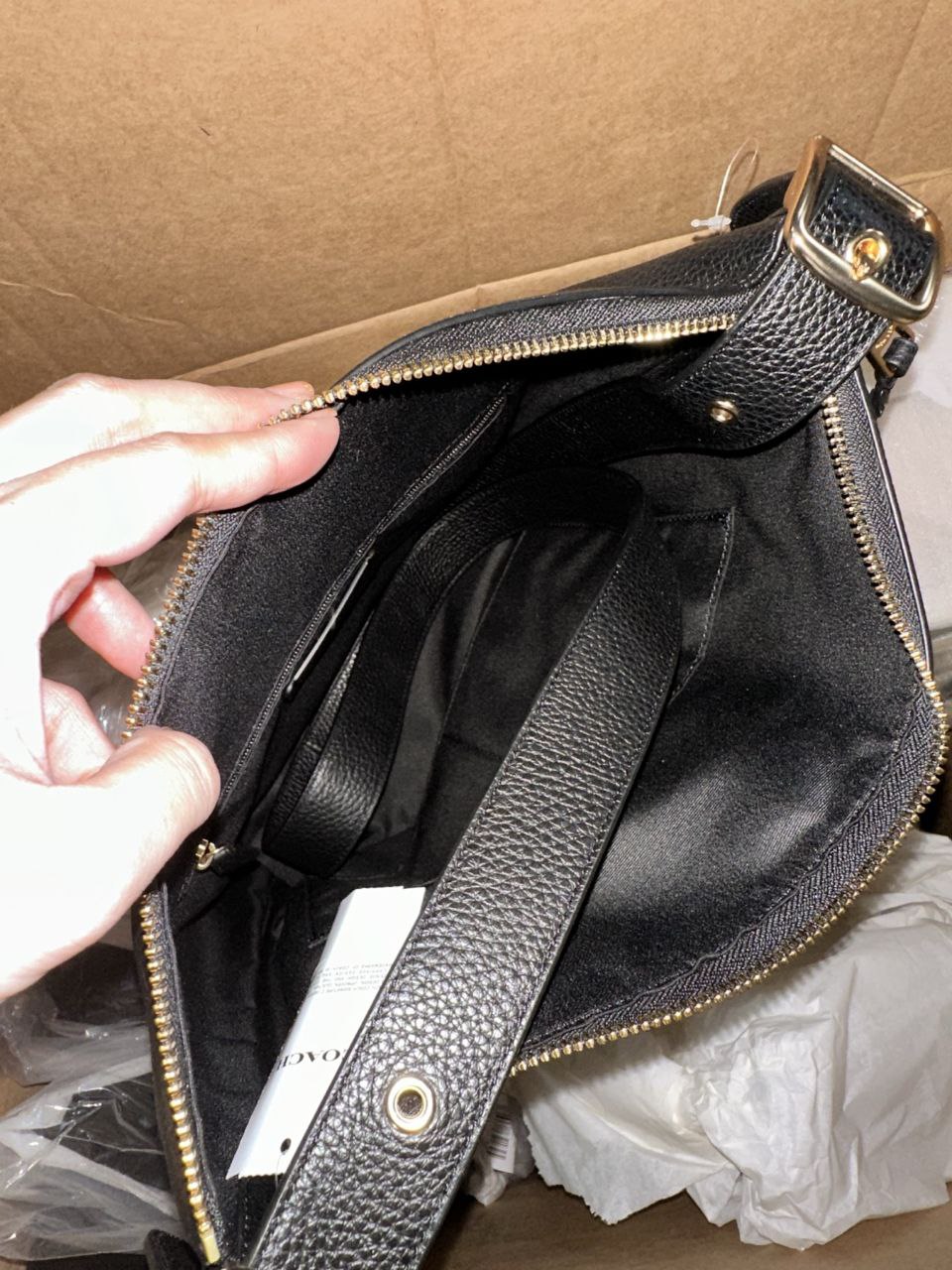 ORIG & IMPORTED COACH Val Duffle Large Bag Black