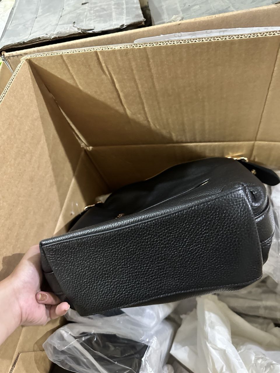 ORIG & IMPORTED COACH Val Duffle Large Bag Black