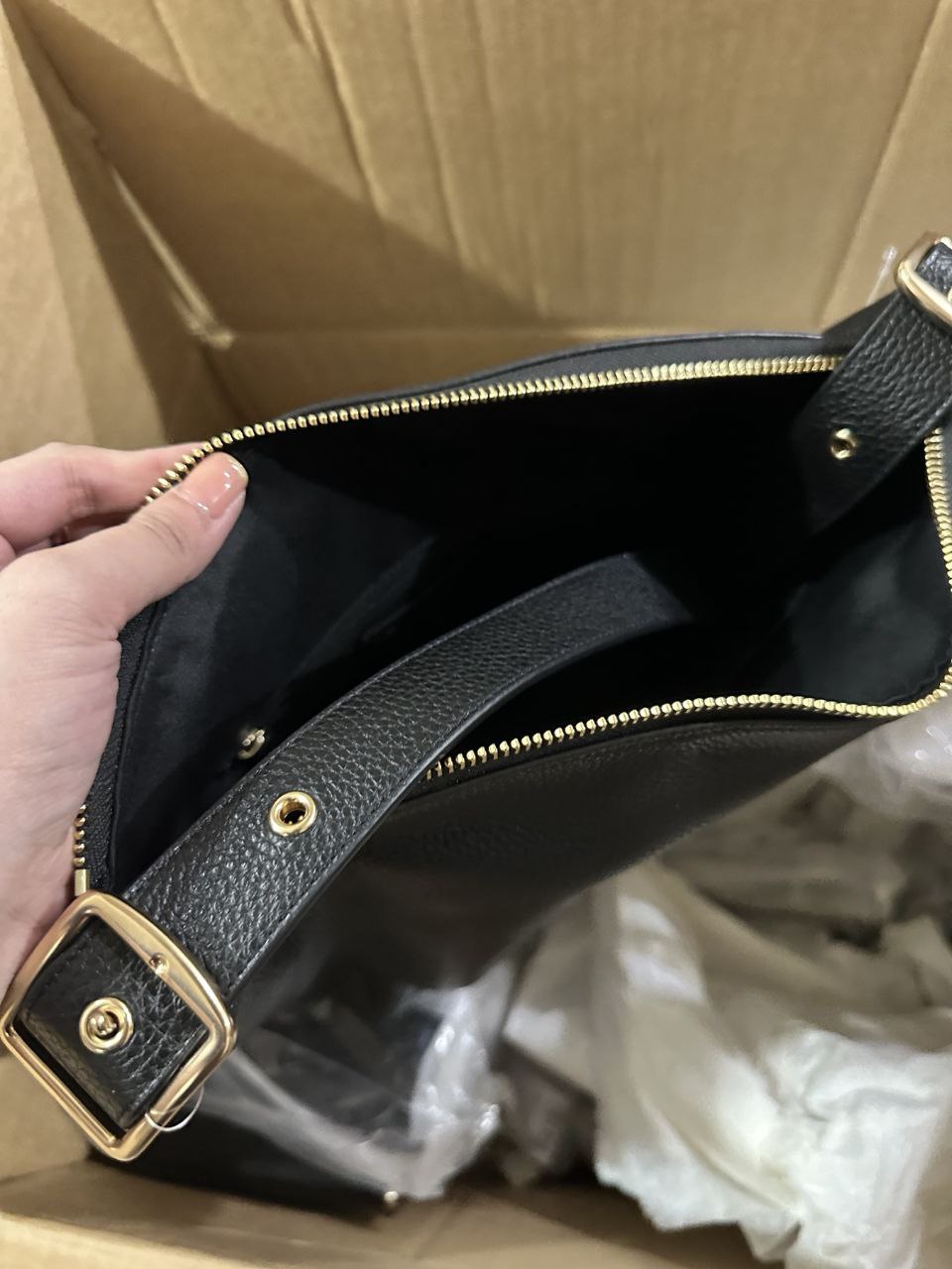 ORIG & IMPORTED COACH Val Duffle Large Bag Black