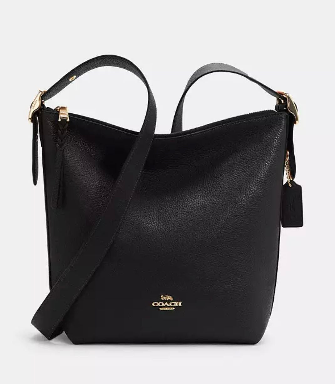 ORIG & IMPORTED COACH Val Duffle Large Bag Black