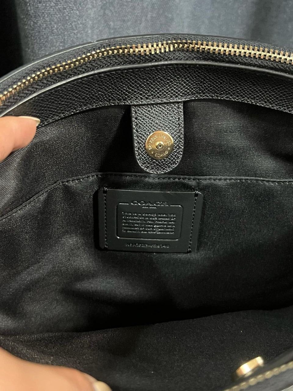 ORIG Preloved Coach Large Brooke Carryall Shoulder Bag Brown