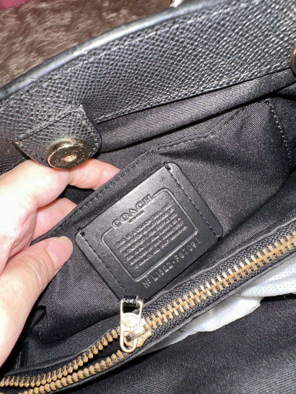 ORIG Preloved Coach Minetta Crossbody Black Bag