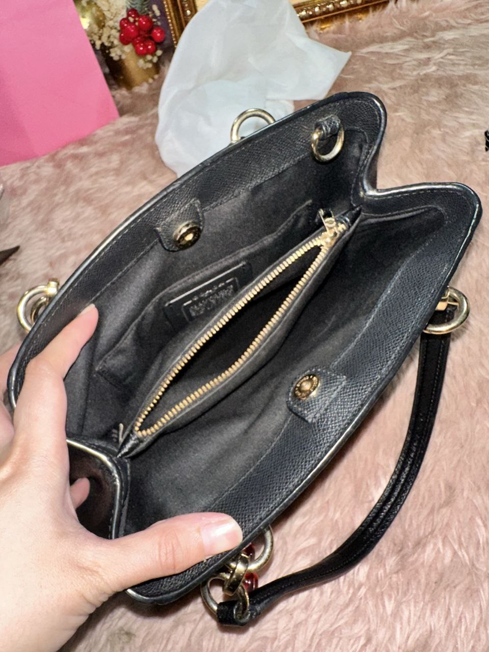 ORIG Preloved Coach Minetta Crossbody Black Bag