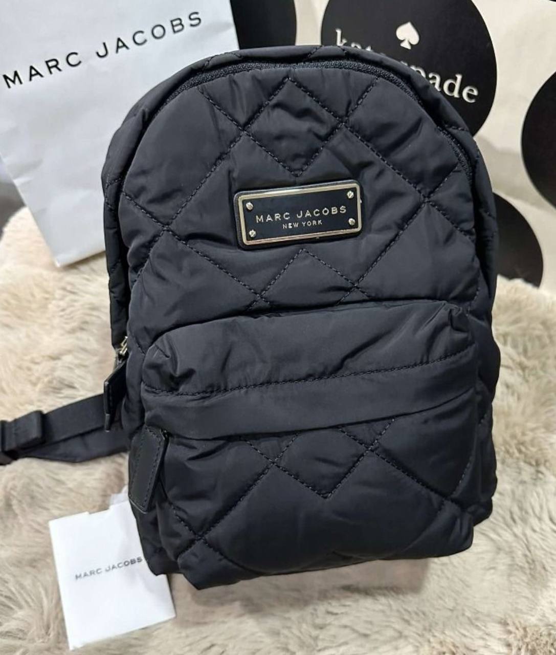 ORIG & IMPORTED Marc Jacobs Quilted Nylon Mini Backpack Black Bag