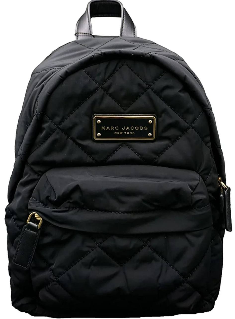 ORIG & IMPORTED Marc Jacobs Quilted Nylon Mini Backpack Black Bag