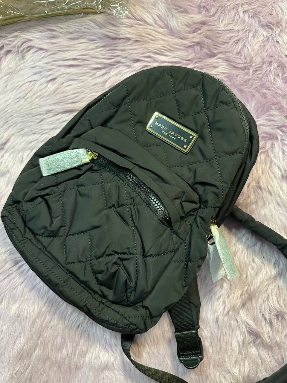 ORIG & IMPORTED Marc Jacobs Quilted Nylon Mini Backpack Black Bag