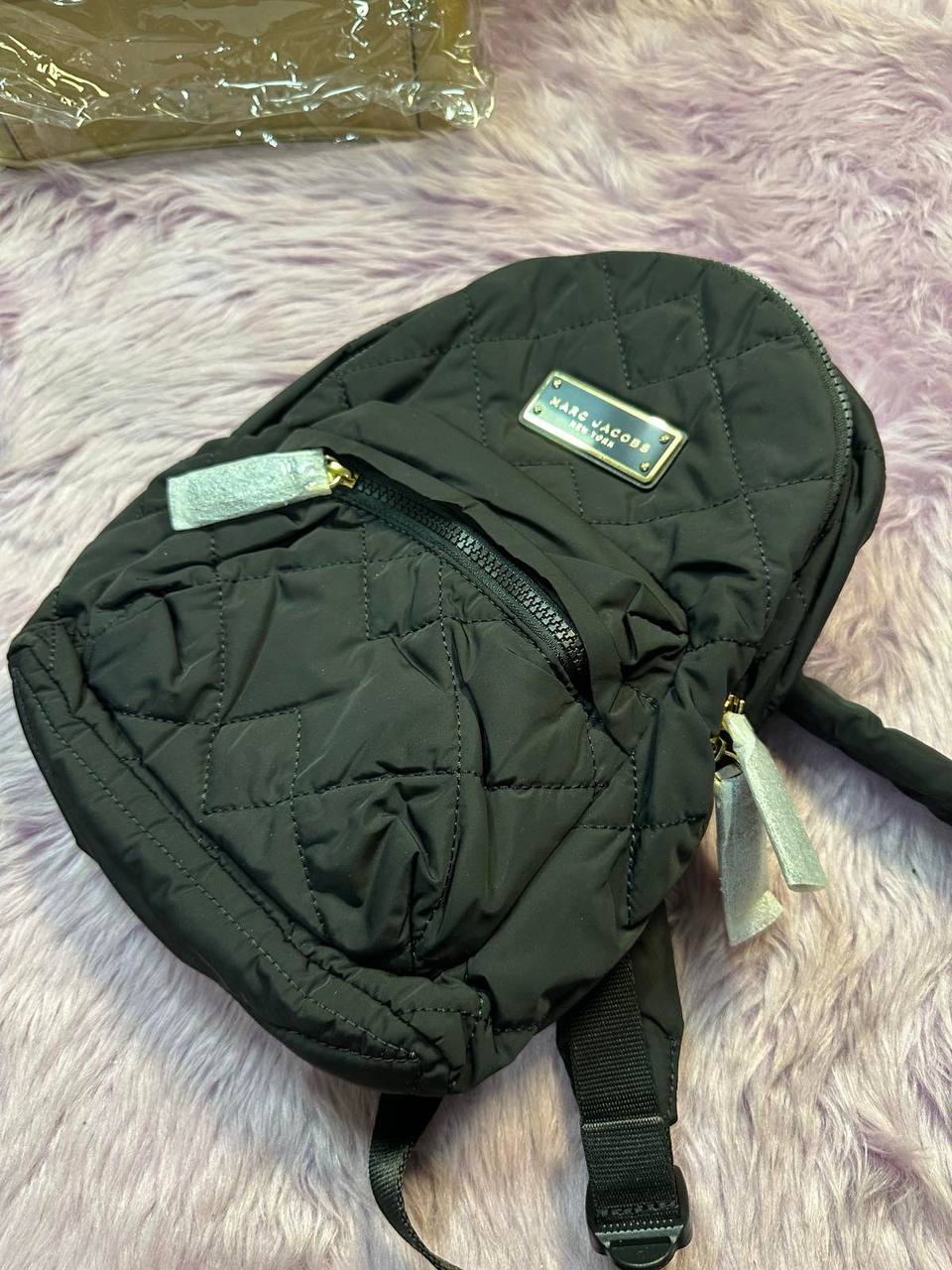 ORIG & IMPORTED Marc Jacobs Quilted Nylon Mini Backpack Black Bag