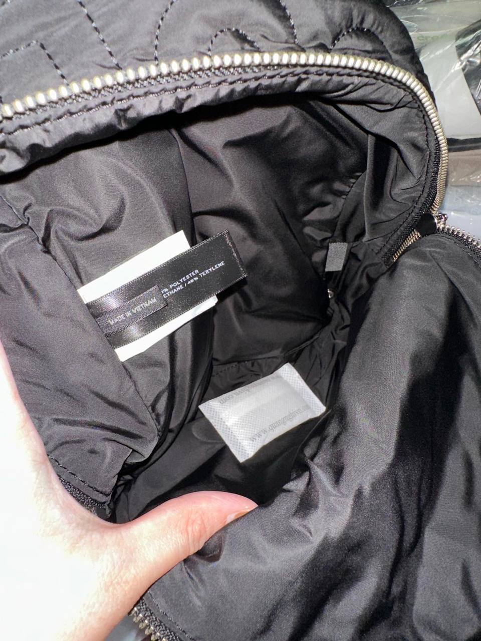 ORIG & IMPORTED Marc Jacobs Nylon Quilted Mini Backpack Black Bag