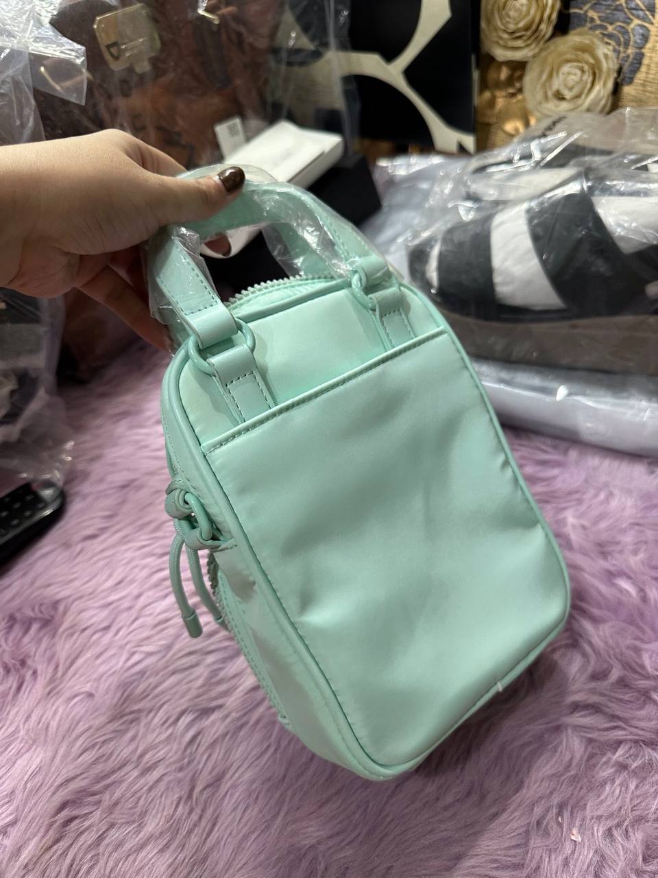ORIG & IMPORTED Guess Sprint Mint Green Crossbody Bag