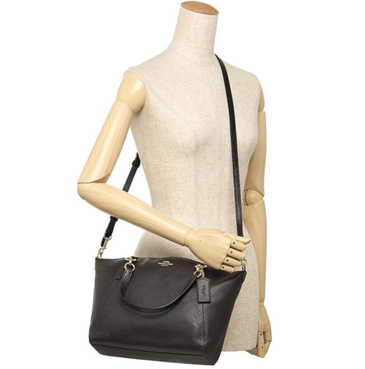 ORIG Preloved COACH Kelsey Satchel Crossbody Bag Black