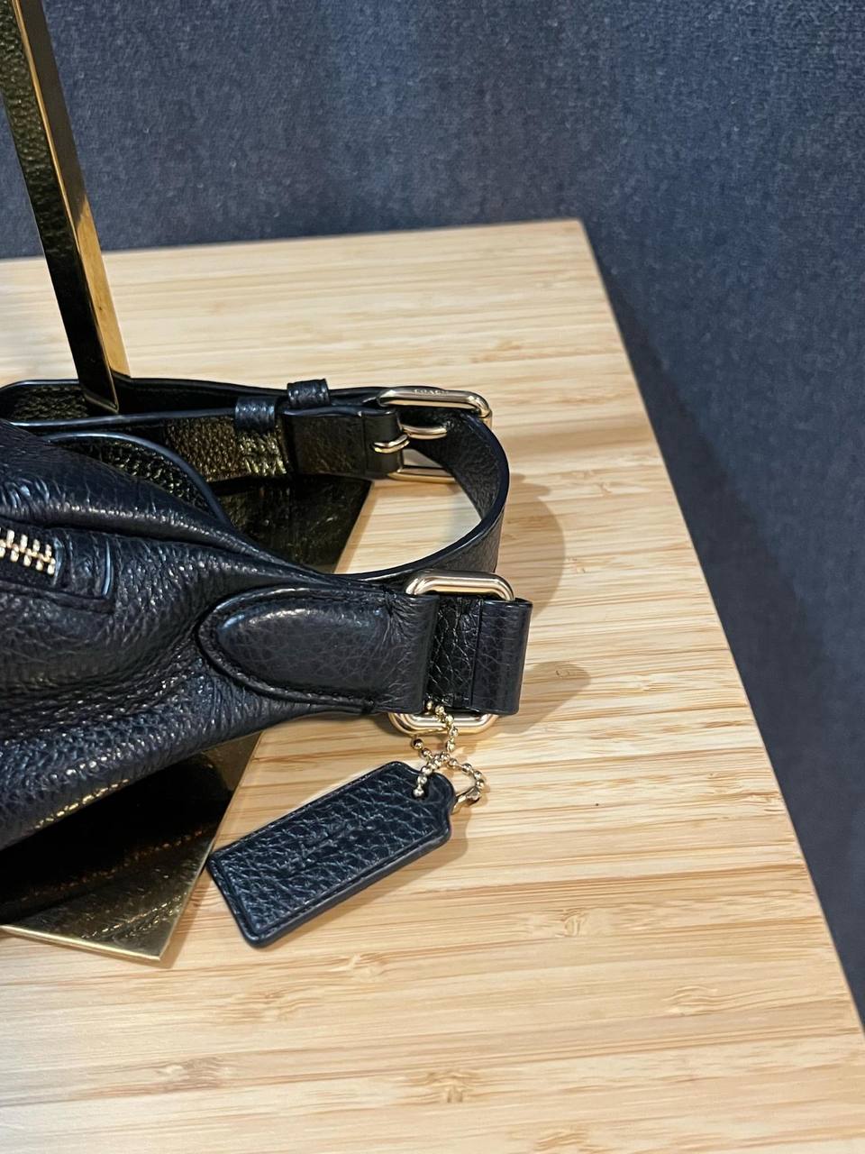 ORIG Preloved COACH Belt Bag Black