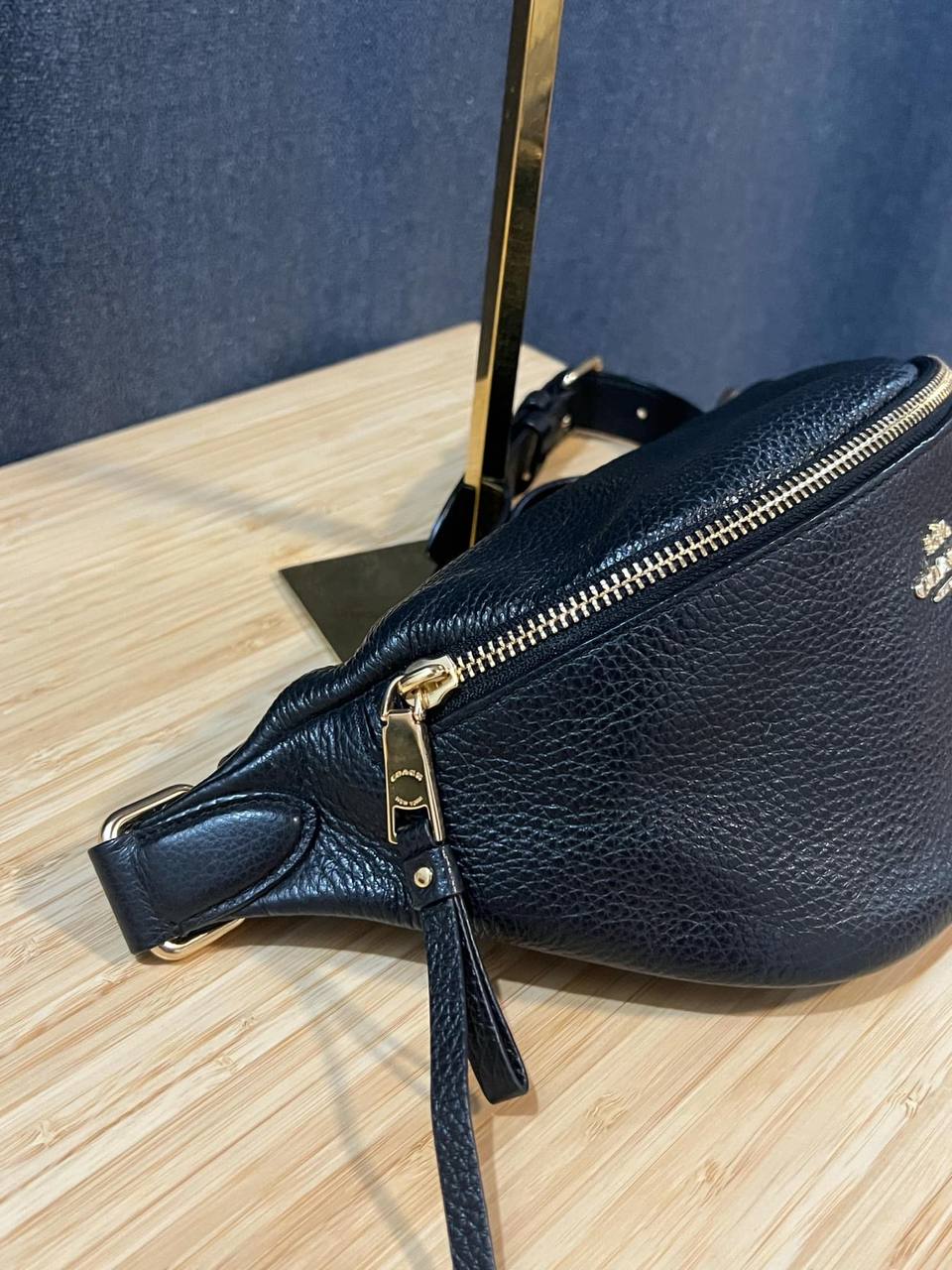 ORIG Preloved COACH Belt Bag Black