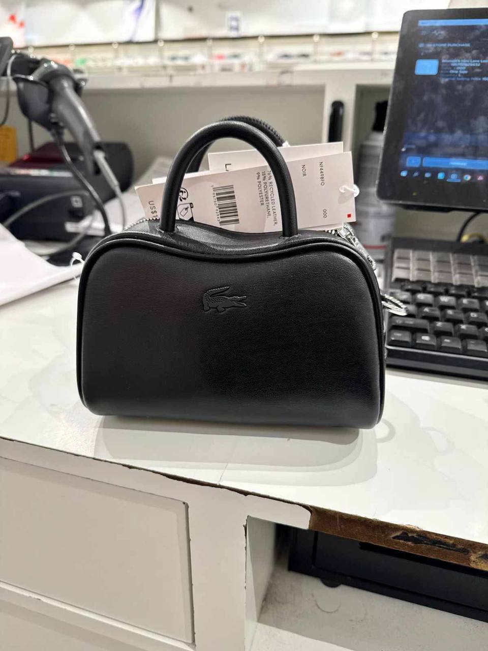ORIG & IMPORTED Lacoste Mini Lora Leather Purse