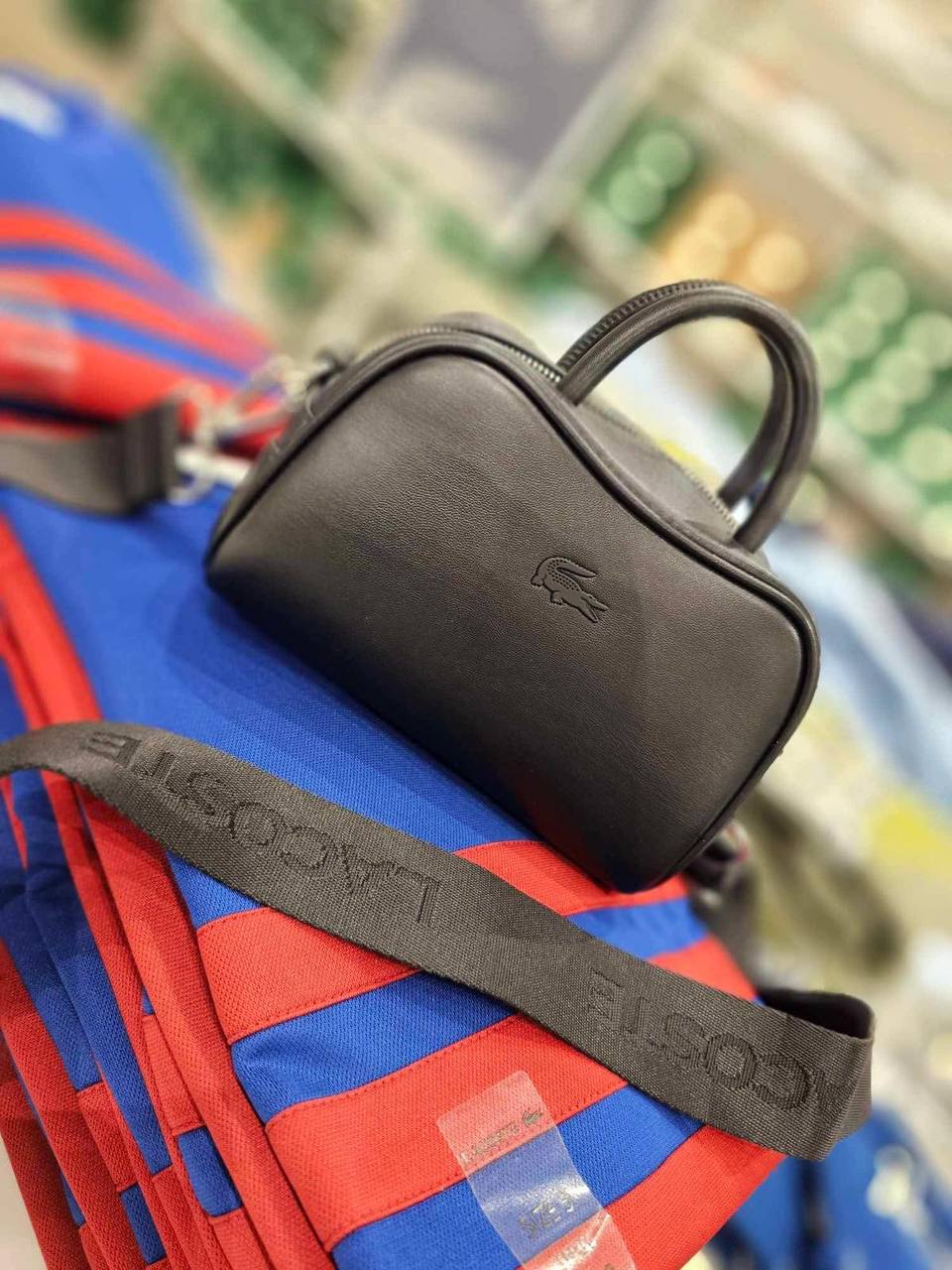 ORIG & IMPORTED Lacoste Mini Lora Leather Purse