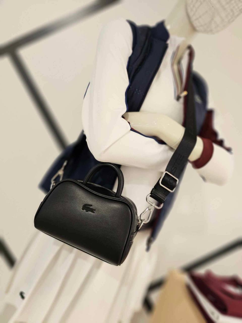 ORIG & IMPORTED Lacoste Mini Lora Leather Purse