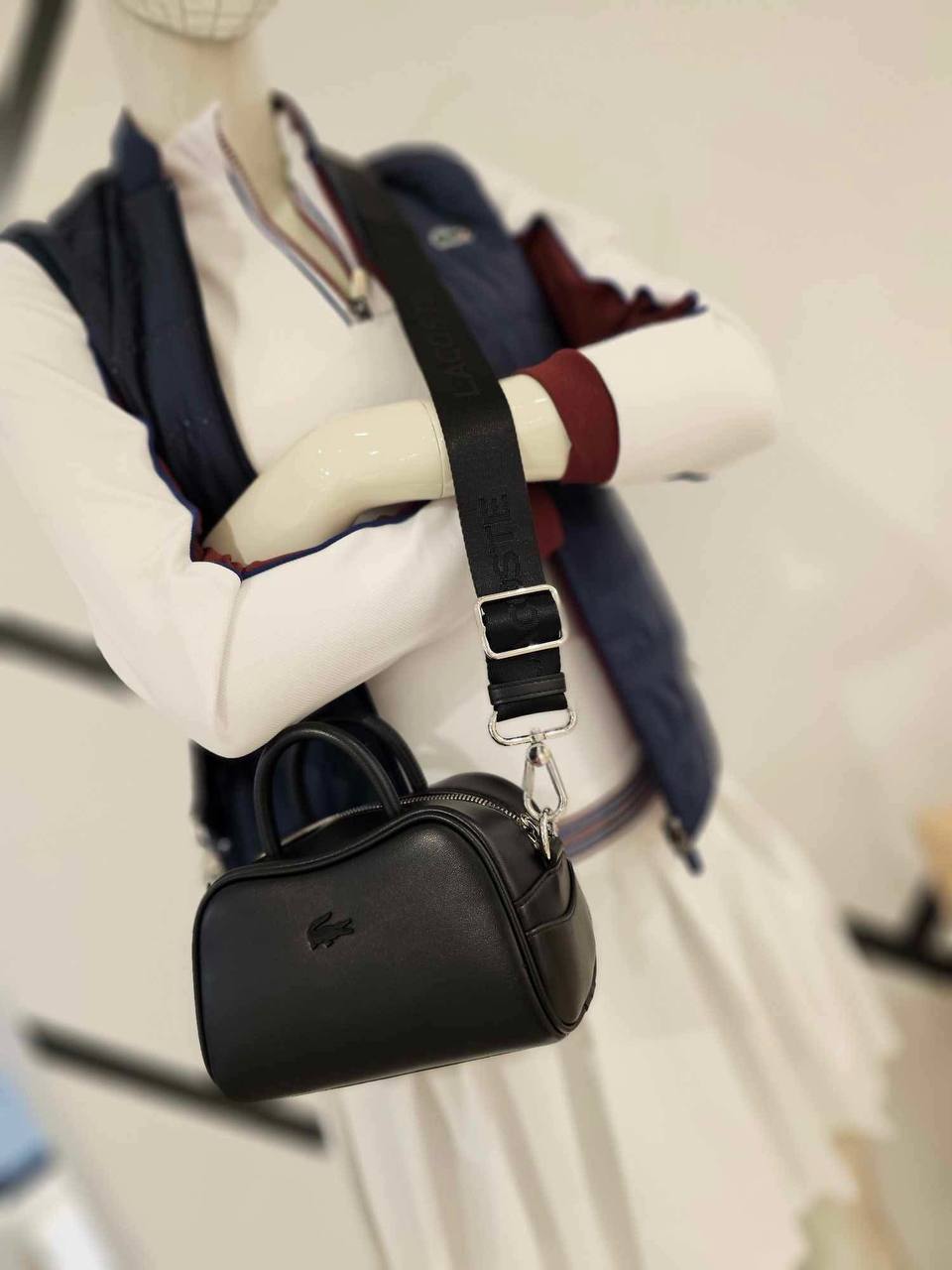 ORIG & IMPORTED Lacoste Mini Lora Leather Purse