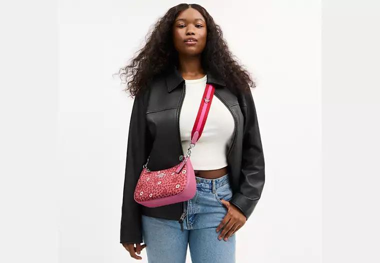 ORIG & IMPORTED COACH Teri Shoulder Bag With Floral Print