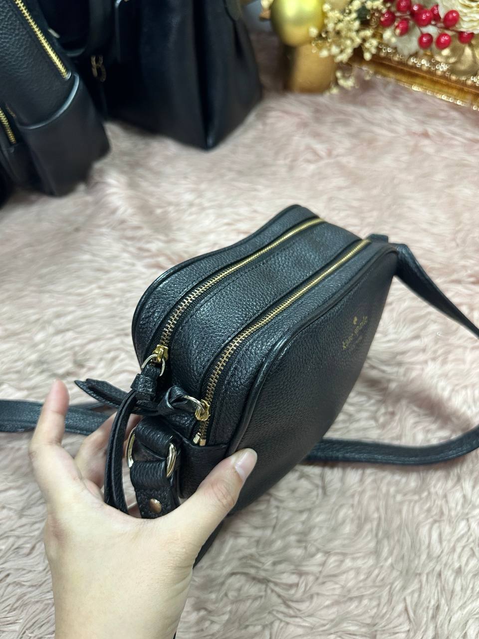 ORIG Preloved Kate Spade KS Mulberry Street Pyper Crossbody Small Bag Black