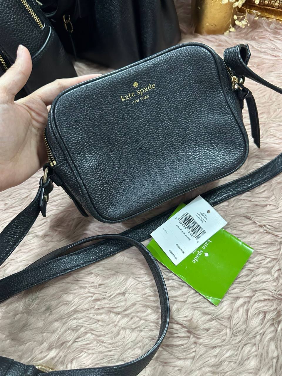 ORIG Preloved Kate Spade KS Mulberry Street Pyper Crossbody Small Bag Black