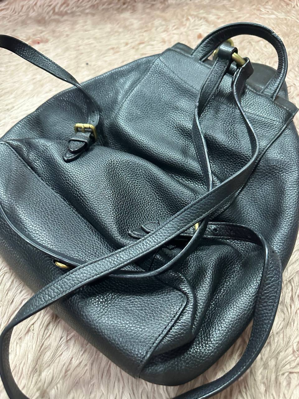 ORIG Preloved Coach Retail Evie Backpack Black Bag