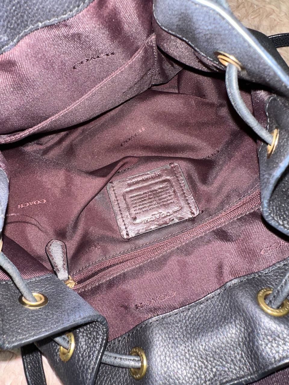 ORIG Preloved Coach Retail Evie Backpack Black Bag