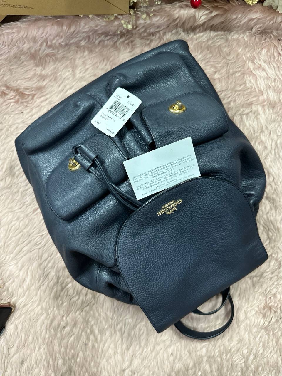 ORIG Preloved Coach Billie Backpack Black Bag