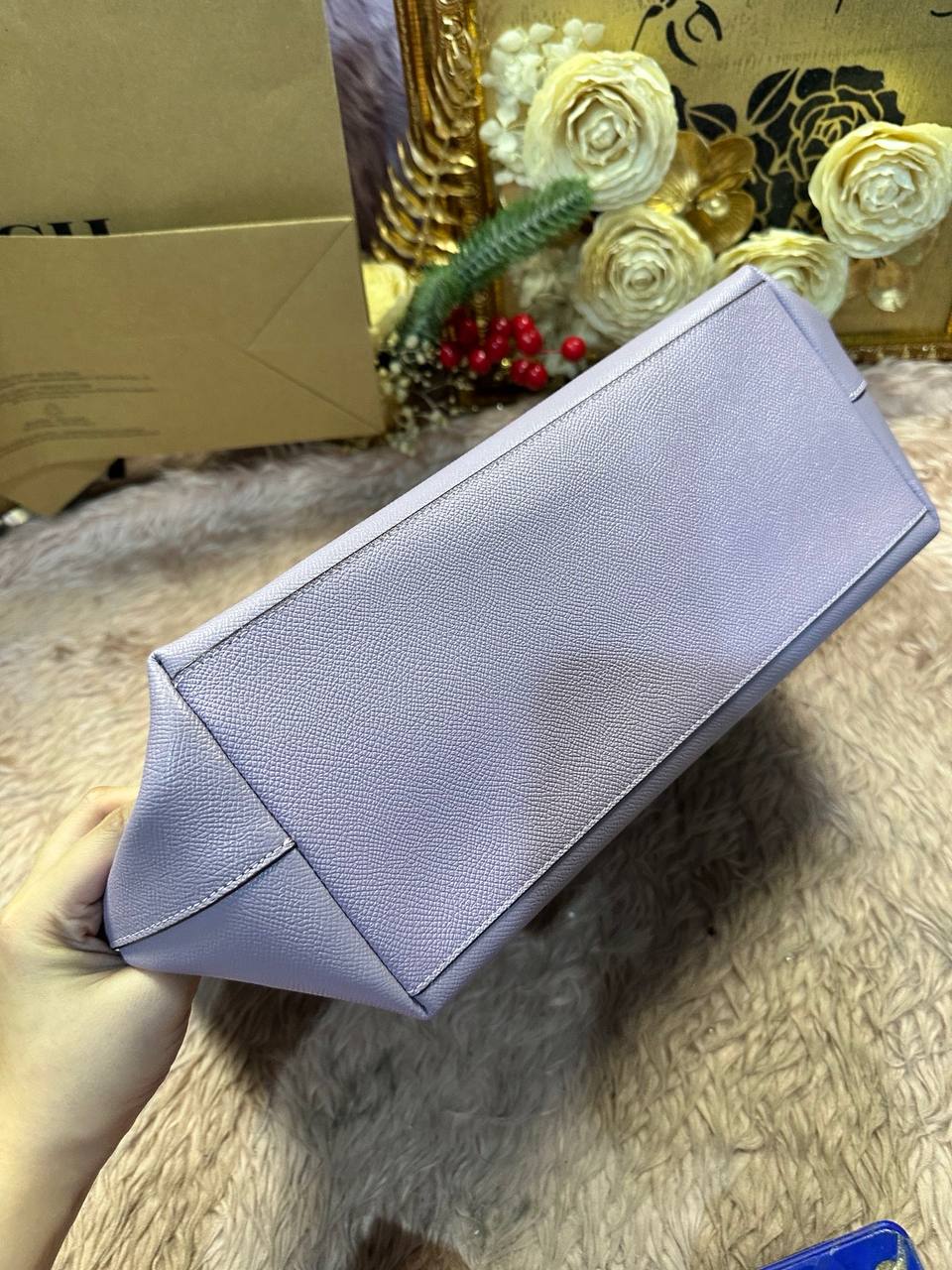 ORIG & IMPORTED Coach City Zip Top Tote Lilac Purple Large Bag