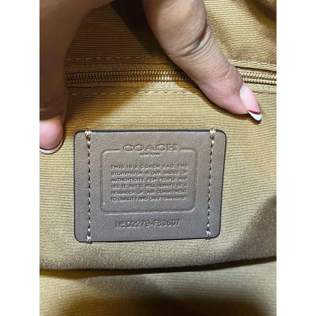 Orig PRELOVED CCH Rowan Satchel Bag In Signature Canvas Light Khaki