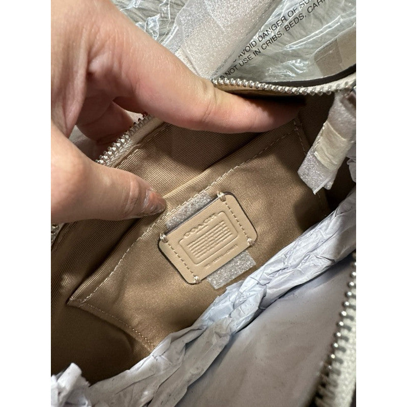 ORIG & IMPORTED CCH Mini Payton Small Hobo Shoulder Bag White