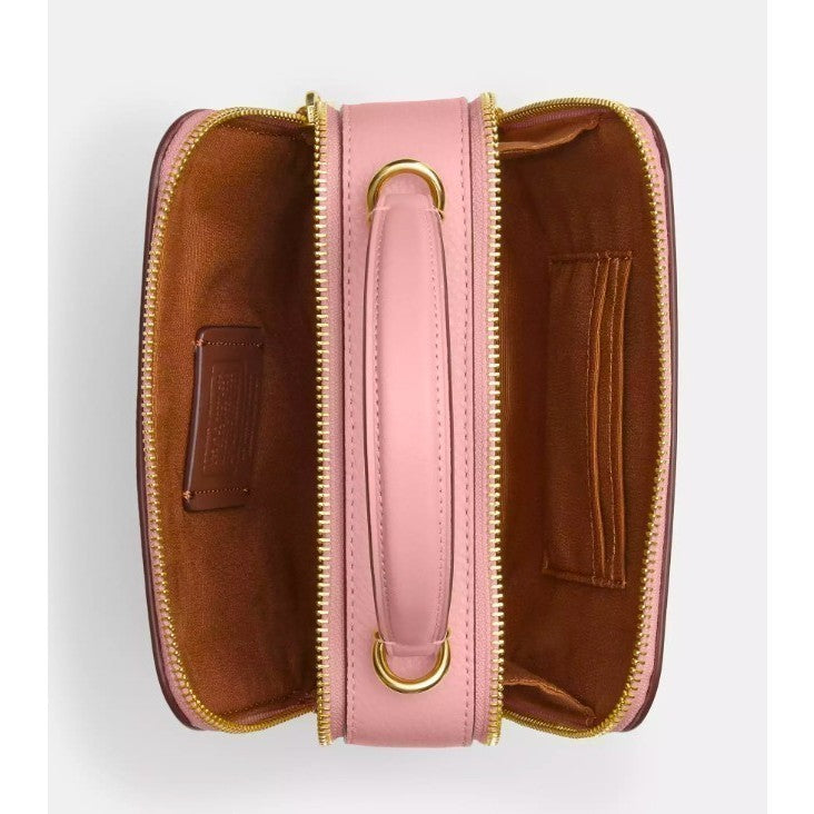 ORIG & IMPORTED CCH Top Handle Box Crossbody Small Bag in Pink