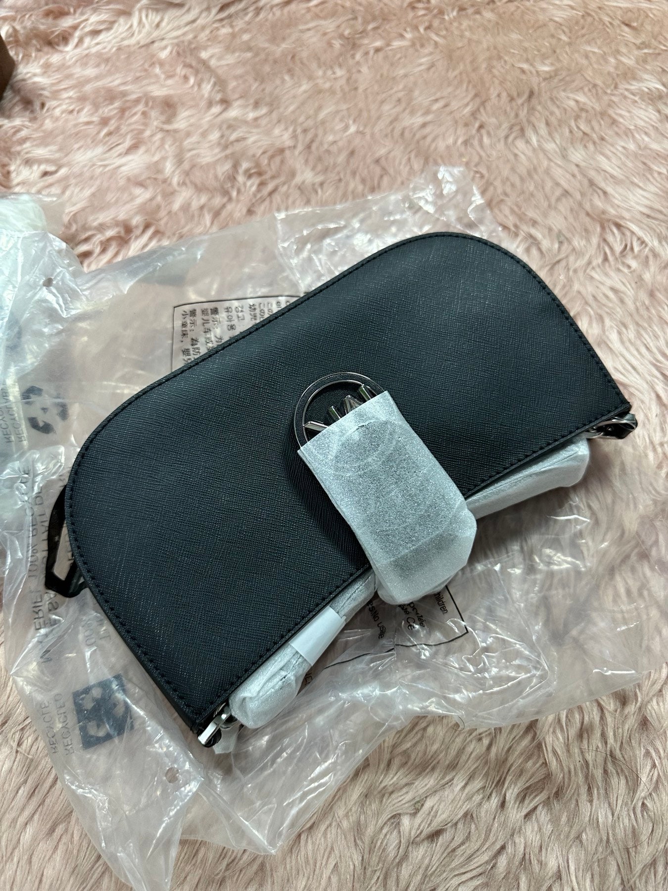 ORIG & IMPORTED MK Carmen Small Shoulder Bag Black