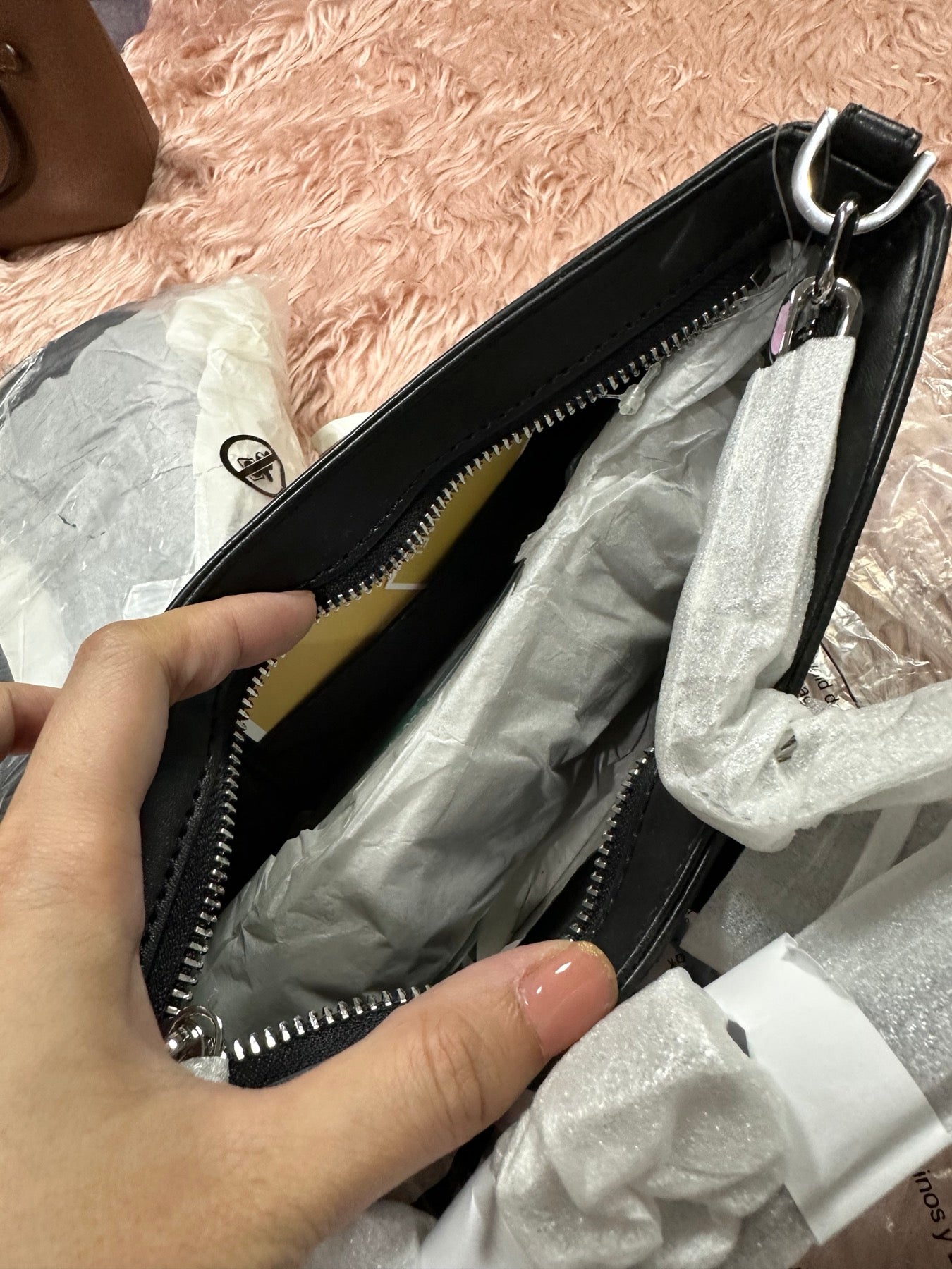 ORIG & IMPORTED MK Carmen Small Shoulder Bag Black