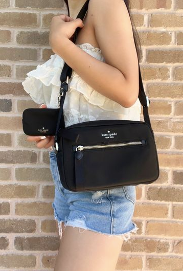 ORIG Preloved KS Chelsea Camera Bag Black Nylon