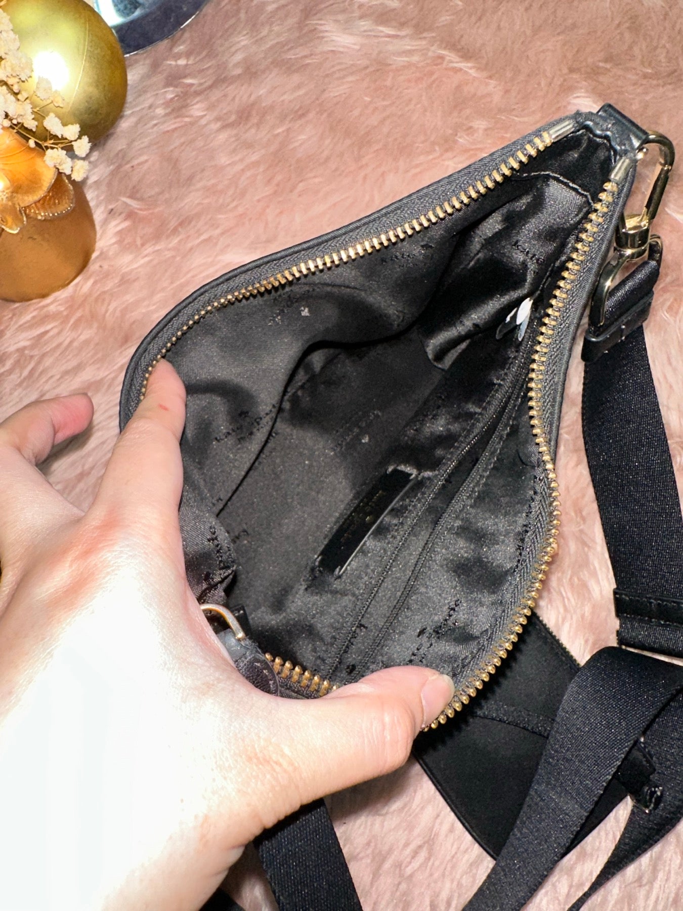 ORIG Preloved KS Chelsea Crossbody Nylon Bag with Pouch