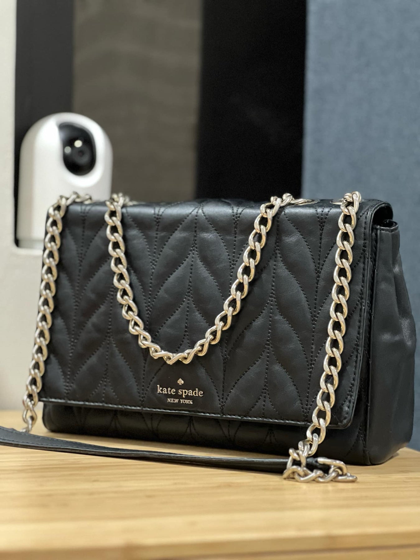 ORIG Preloved KS Medium Briar Lane Quilted Emelyn Black Bag